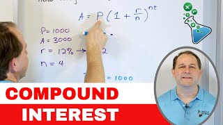 26  Compound Interest Formula amp Exponential Growth of Money  Part 1  Calculate Compound Interest [upl. by Esertak]