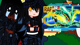 Gojiras reagindo ao Rap do Rayquaza React Gacha [upl. by Mas]