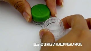 Cómo limpiar tus lentes de contacto [upl. by Etteragram]