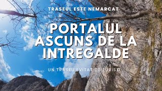 Traseu nemarcat către Portalul din Cheile Intregalde un traseu cu piatra instabila neumblat in chei [upl. by Starling]