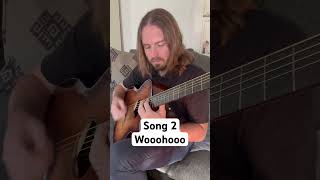 That song that goes woohoo song 2 blur guitar acoustic dance [upl. by Luis]