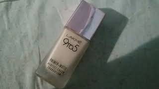 honest review for Lakme 9 to 5 primer plus matte perfect cover foundation makeuptutorial [upl. by Rimhsak]