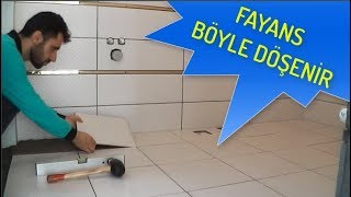 Professional  FAYANS BÖYLE DÖŞENİR Usta Fayansçı [upl. by Anaul]