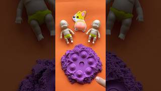 Kineticsand Popit Fun 🤩😂😱 satisfying popit kineticsand asmr funny fidget trend shorts [upl. by Ellenij]