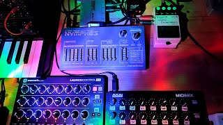 Open Dimension  Dreadbox Nymphes  Boss DC3 amp midi controllers [upl. by Mackenie]