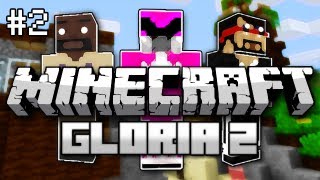 Minecraft Gloria 2 w Mark and Nick Part 2  Color Combinations [upl. by Anaujal]