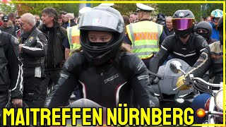 Motorradtreffen 1 Mai Nürnberg 2023  Das KultTreffen zum ersten Mai [upl. by Bethesde]