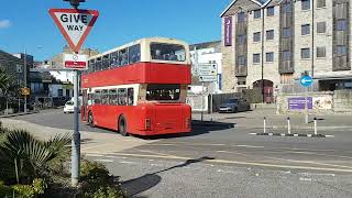 More Buses at the Penzance Running Day 21042024 [upl. by Anisamot]