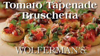 Tomato Tapenade Bruschetta [upl. by Akihsat]