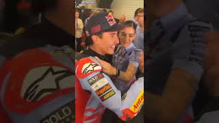 BOX AND CELEBRATION Ducati team  pecco martin marquez after Catalunya gp race [upl. by Notnerb]