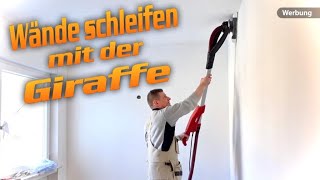 Schleifen mit einer Giraffe das ist kinderleicht DHTrockenbau [upl. by Naujid]