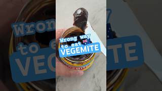 How to eat Vegemite the right way 🇦🇺🍞Food Shorts HowTo Australia [upl. by Prior]