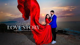 Nagumomu Thaarale Song  Vineesh amp Priya Love Story  Best PreWedding Song  Vizag City [upl. by Zacek]