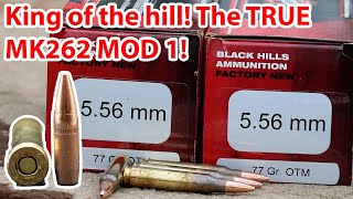 556x45mm 77gr OTM MK262 Mod 1C Black Hills Ammunition [upl. by Orodoet]