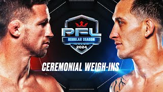 PFL Regular Season  Sioux Falls 2024  Ceremonial WeighIns [upl. by Cairns]