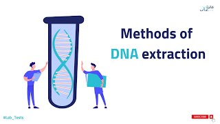 DNA extraction Methods طرق استخلاص الحمض النووي الريبوزي منقوص الاكسجين [upl. by Dom]