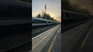 168004 arriving and leaving Warwick working from London Marylebone to Birmingham Moor street [upl. by Attekal]