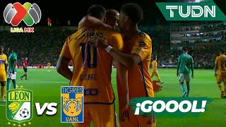 ¡REMONTADA HISTÓRICA GOL 200 DE GIGNAC  León 12 Tigres  Liga Mx  CL2024 J1  TUDN [upl. by Yrallih]