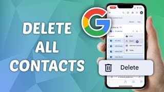 How to Delete All Contacts from GoogleGmail Account [upl. by Boyse]