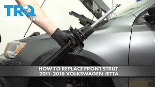 How to Replace Front Strut 20112018 Volkswagen Jetta [upl. by Lehctim337]