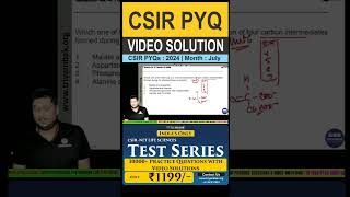 CSIRNET LIFE SCIENCES  PYQ 2024 July  VIDEO SOLUTION  previousyearquestions csirnet [upl. by Adranoel353]