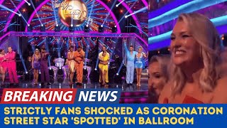 Strictly Come Dancing Fans SHOCKED by Coronation Street Stars Ballroom Debut [upl. by Kalli]