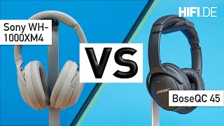 Sony WH1000XM4 vs Bose QC 45 ANCKopfhörer im Duell [upl. by Shanley]