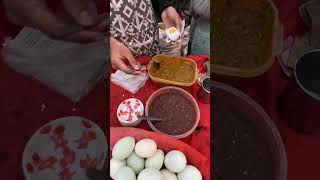 Duck Boiled Egg With Spicy Chutney 25tk Only shorts [upl. by Jobyna280]