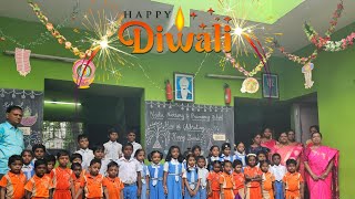 DIWALI CELEBRATION 🎉  NEELA SCHOOL 2024 PART 2 🏫 diwali school celebration fun festival [upl. by Ynot]