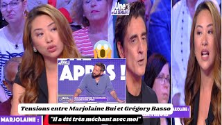 Tensions entre Marjolaine Bui et Grégory Basso  Des excuses en direct après des années de conflit [upl. by Ilaw556]