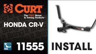 Trailer Hitch Install CURT 11555 on 2012 Honda CRV [upl. by Tana]