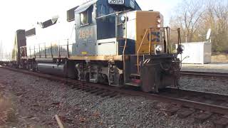 1162024 CSX eastbound local train in Marion Ohio [upl. by Animahs]