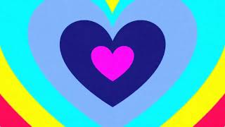 Colorful Heart Background  Fast Moving Heart Background [upl. by Ellenyl]