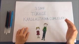 KARŞILAŞTIRMA CÜMLELERİ 3 SINIF [upl. by Haorbed741]