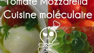 Tomate Mozzarella Cuisine moléculaire apéritif  recette facile  cuisine  Albarock [upl. by Rad]