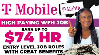 TMobile Remote Jobs  Earn 11840MONTH  NO DEGREE WORK FROM HOME JOBS [upl. by Imas408]