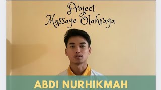 Tugas Massage OlahragaAbdi NurhikmahI1E022040 [upl. by Meave]