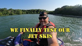 We finally test our skis for the 2023 Missouri River Run riverrun jetski shenanigans [upl. by Mayberry986]