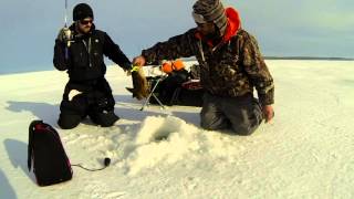 Jigging for Lake Trout [upl. by Kirbee725]