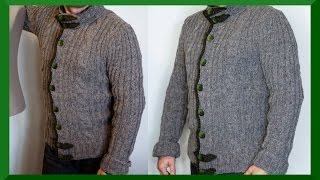 HERREN JACKE STRICKEN I ANLEITUNG [upl. by Uhej]