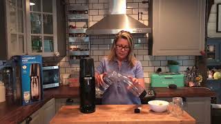 Sodastream Soda Machine blogger review [upl. by Hanikas]