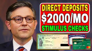 House Just Passes 2000Mo Stimulus Checks Depositing On Nov 21st For Social Security SSI SSDI VA [upl. by Valentin607]