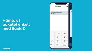 Postnord App legitimera dig i appen [upl. by Lipski]