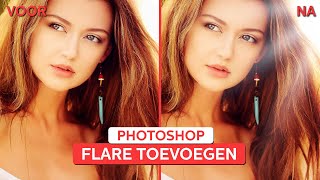 Zonnestralen toevoegen aan een portret in Photoshop  Lightroom en Photoshop tips  Zoomnl [upl. by Anali954]