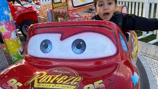 McQueen rides kids ride driving the McQueen car 🚘 kidsvideo kidslearning funforkids viral [upl. by Brina38]