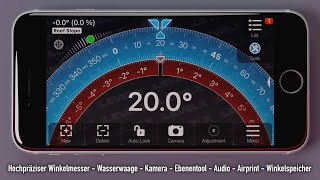 Winkel messen mit iPhone und Android JRSoftWorx [upl. by Linzy]