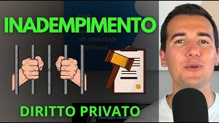 INADEMPIMENTO 🚨🚔  Diritto Privato in 3 minuti [upl. by Lissa]