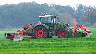 Kaamps mowing autumn silage [upl. by Lacie152]