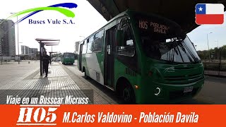 Transporte de SantiagoBusscar MicrussMercedes Benz LO915MCarlos ValdovinoPobl DavilaBJFP34 [upl. by Kirsch]