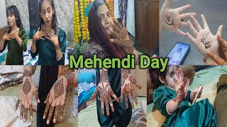 Mehendi vlog  Imaad ne bhi mehendi lgai  Baccho se le kr bado tk sabhi ke mehendi lagi [upl. by Dulcea]